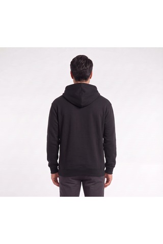 Blow Up 13 Baskılı Kapüşonlu Siyah Erkek Sweatshirt 11931