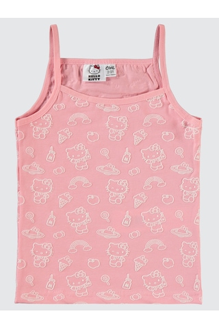Hello Kitty Kız Çocuk 2'li Atlet Set 2-10 Yaş Pembe
