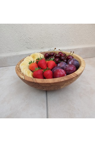 Kayın Ağacından Sunum Tabağı 1 Adet