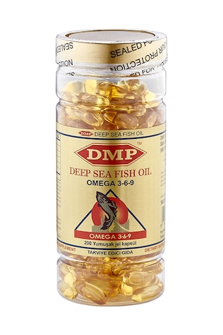 Dmp Omega 3-6-9 Balık Yağı 1000 Mg 200 Softgel Hap Kutusu