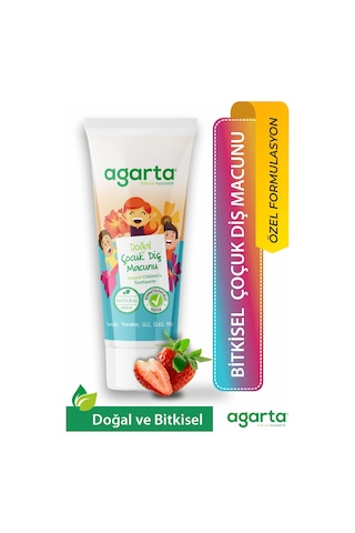 Doğal Çocuk Florürsüz Beyazlatıcı Diş Macunu 75 Ml