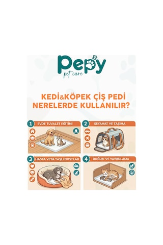 60x90 Hijyenik Tuvalet Eğitim Pedi 30'lu 4 Paket 120 Adet
