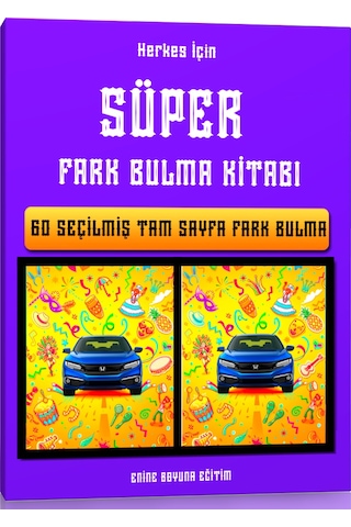 Herkes İçin Süper Fark Bulma Kitabı