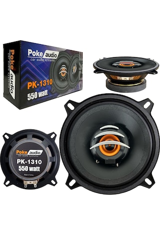Oto Hoparlör 550w 13cm Tweeterli 2 Adet Poke Pk-1310 Oto Hoparlör 550w 13cm Tweeterli 2 Adet Poke Pk-1310