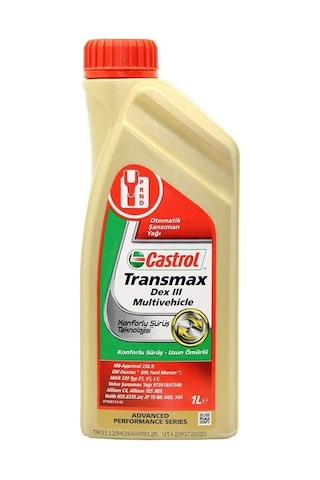 Castrol Atf Transmax Dex Iıı Multivehicle 1 Lt Otomatik Transmisyon Yağı