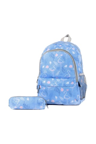 Forzacase Çocuk Okul Çantası Ve Kalemlik Seti Kuğu Temalı Fc1110