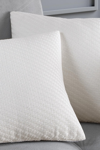 Maisonart Natural 2'li Dekoratif Kırlent Kılıfı Yastık Kılıfı %100 Pamuklu 44x44 Cm