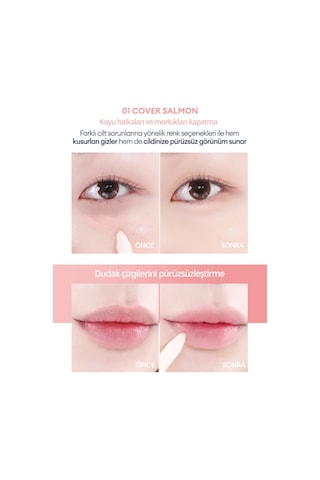 Renk Düzenleyici Kalem Kapatıcı Somon Mercan Rengi Perıpera Mood Fit Pencil Concealer 001coversalmon 001