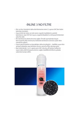 WaterMelon Kapalı Kasa 12 Inç Inline Su Arıtma Cihazı Filtresi 5 Aşamalı NSF'Lİ Vontron Membranlı Set