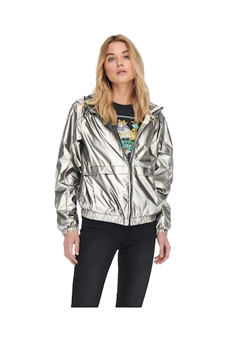 Only Onlerin Metallic Jacket Otw Silver Kadın Günlük Ceket 15244657-SILVER Gri