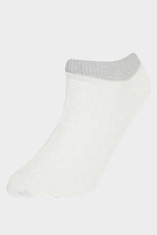 DeFacto Kız Çocuk 3'lü Pamuklu Patik Çorap E6064A8NSKR1