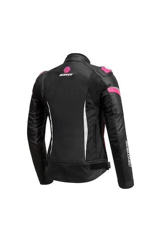 Scoyco Jk153w Motosiklet Montu Kadın 4 Mevsim Oxford 600-d Dayanıklı Kumaş Deri Women Motorcu Mont Pink