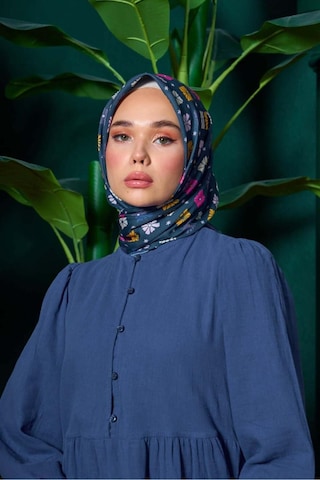 İpekhan Marrakech Koleksiyon Soft Eşarp 1204 - 10 Patlıcan Moru Patlıcan Mor10