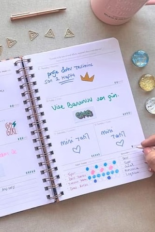 Temalı Laptop Tablet Telefon Ajanda Bullet Journal -suya Dayanıklı Etiket Genel