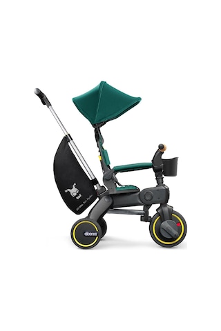 Doona Liki Trike Tek Parça Katlanır 3 Tekerlekli Bebek Bisikleti S5 Yeşil