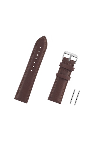 Açık Kahverengi Taba Floter Hakiki Deri Saat Kordonu Kayış 24mm