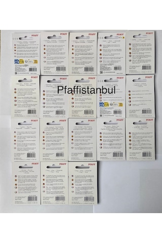Pfaff İğne Seti 18'li Ekonomik Paket