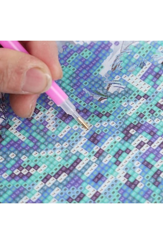 Padalink Kedi Ağaç Desenli 30x40cm Tam Taşlı Diamond Painting, Canvas Malzeme, Tam Gereç Setiyle Dıy Boyama Diğer