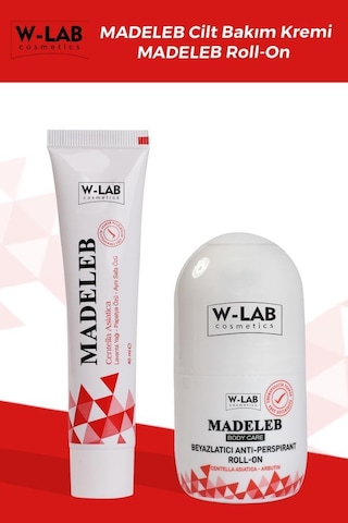 W-Lab Cosmetics Madeleb Krem + W-Lab Cosmetics Roll On Set
