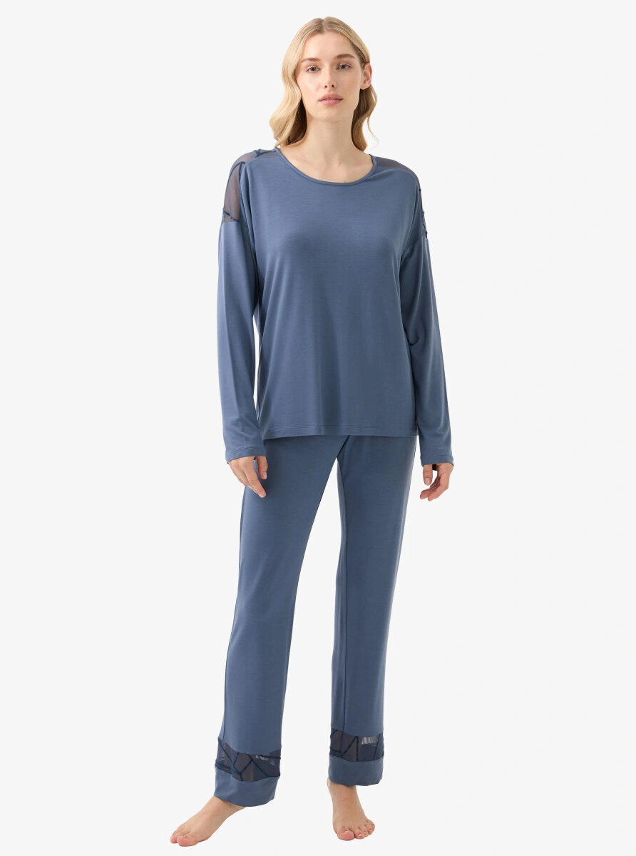 Blackspade Kadın Pijama Takımı 51931 - Mavi Mavi