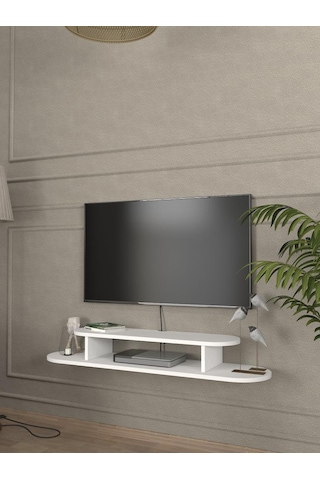 Koza Tv Sehpası Beyaz 120 Cm Diğer