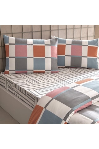 Taç Loxa Ranforce Tek Kişilik Nevresim Takımı Turuncu 000000001000051122 Turuncu