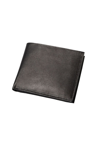Aclassics Erkek Deri Cüzdan 12 Cm, Ince Ve Hafif Tasarım, 7 Kart Yuvası Siyah