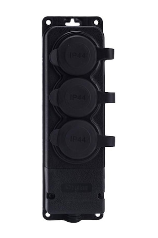 Monofaze Kauçuk 3'lü Priz