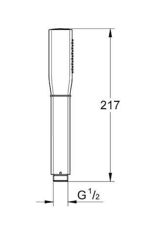 Grohe El Duşu Tek Akışlı Grandera Krom - 26037001 Diğer