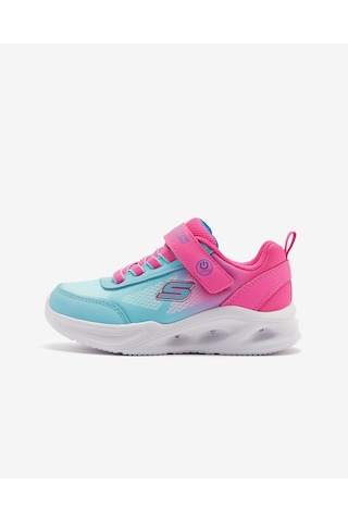Skechers Skechers Sola Glow - Ombre Deluxe Büyük Kız Çocuk Pembe Işıklı Spor Ayakkabı 303714l Pktq Pembe