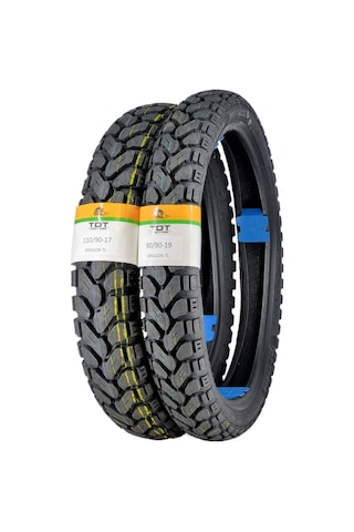 110/90-17 Ve 90/90-19 Kuba Blackcat Tl Tubeless - Dubleks Lastik Takımı