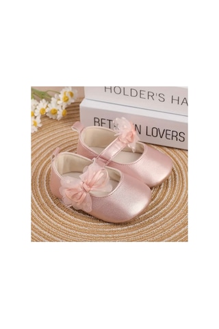 Lilly Petit Amour - Soft Sole Baby Shoes / Özel Gün Bebek Patiği Pembe Pembe