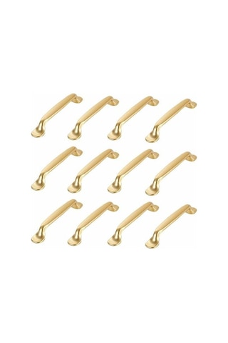 12 Adet Altın Mobilya Kulpu, Altın Mutfak Kapı Kulpu, Çekmece Kulpu, Yatak Odası Çekmece Kulpu, Dolap Kulpu, Altın Mutfak Kapısı