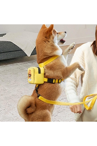 Homyl Köpek Sırt Çantası Koşum Ayarlanabilir Pet Kendinden