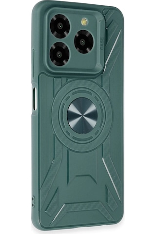 Newface - 208 - General Mobile Era 30 Kılıf Lincoln Silikon - - Csmo-tex - Koyu Yeşil
