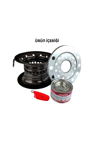 Argeus Jel Yakıtlı Osmanlı Ocağı Siyah Diğer
