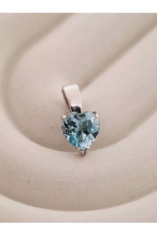 Uvelirnye Tradicii Doğal Topazlı 925 Ayar Gümüş Kolye Sky 153607927