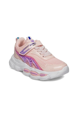 Alessio 010-25 Simli Maskotlu Kız Çocuk Sneaker Pudra Pembe 31-35 Pudra