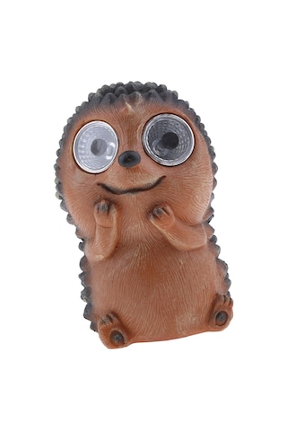 Maotai 2xsolar Pet Hayvan Bahçe Süsleri Hayvan Heykelcik Kirpi Dekoru