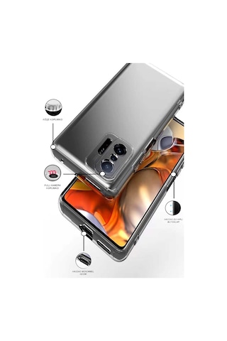 Xiaomi Mi 11T Pro 5G Kapak Kamera Korumalı Süper Silikon Kapak