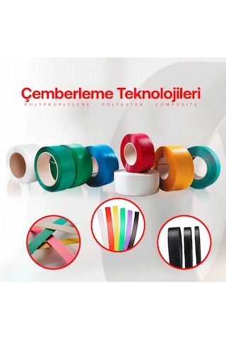ONUR PLASTİK 5 MM 6300 METRE  POLYPROPYLENE ÇEMBER