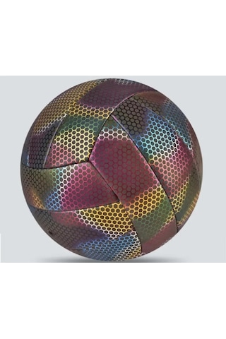 Kapris Fosfor Desenli Dikişli Voleybol Topu Vb307 Çok Renkli