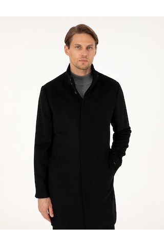 Pierre Cardin Erkek Siyah Palto 50291020-vr046 Siyah