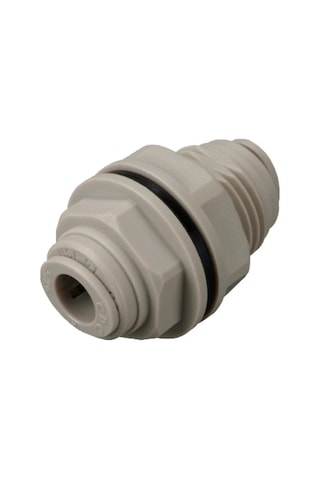 Gıda Rekoru Perde Geçişli Nipel 6.35mm - 1/4