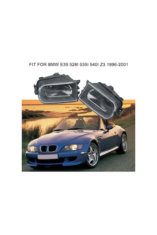 Geeroyoo Bmw E39 5 Serisi 1997-2000 528i 540i Z3 Sol Sis Farı, Kolay Montaj, Dayanıklı Malzeme