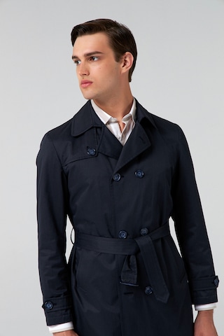 Ds Damat Regular Fit Lacivert Düz Pardösü - Trençkot 2hcp835260360 Lacivert