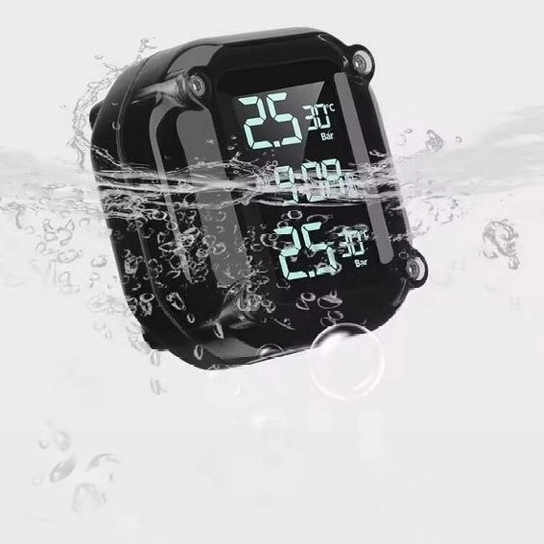 Powermaster Pm-28656 Motosiklet Kablosuz Lastik Basınç Hava Ve Sıcaklık İzleme Sistemi Cihazı Tpms