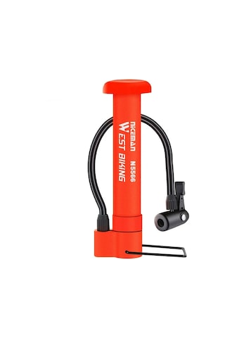 Yifomall Mavi Mini Bisiklet Pompa, Mtb Yolları İçin, Schrader Valfi, Futbol-basketbol-halka Şişirme, Hafif Ve Taşınabilir