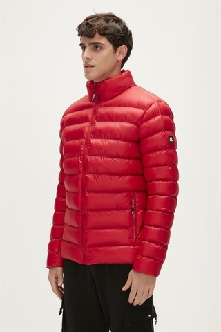 Bad Bear 23.02.15.001-Fw Boss Puffer Jacket Erkek Puffer Mont 23.02.15.001-R10999 Kırmızı