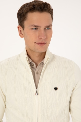 U.s. Polo Assn. Erkek Hırka Triko 50315024-vr256 İnci